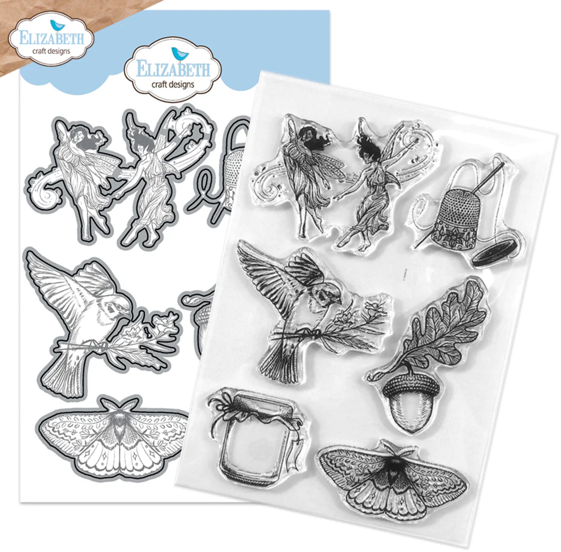 Elizabeth Craft Designs A Dream is a Wish Die & Stamp Set